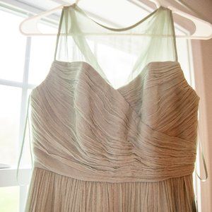 Green Silk J Crew Dress